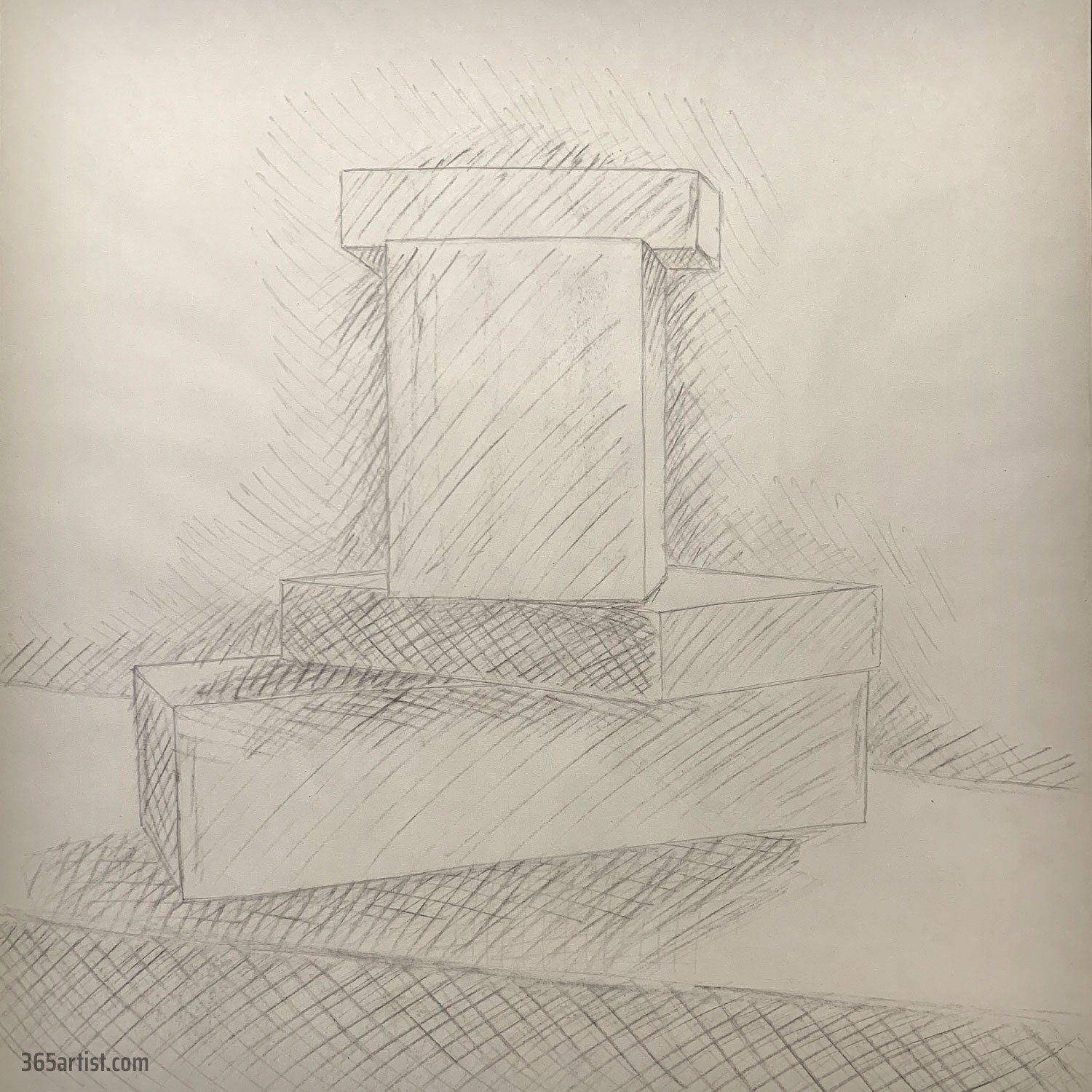 cross hatching sketch