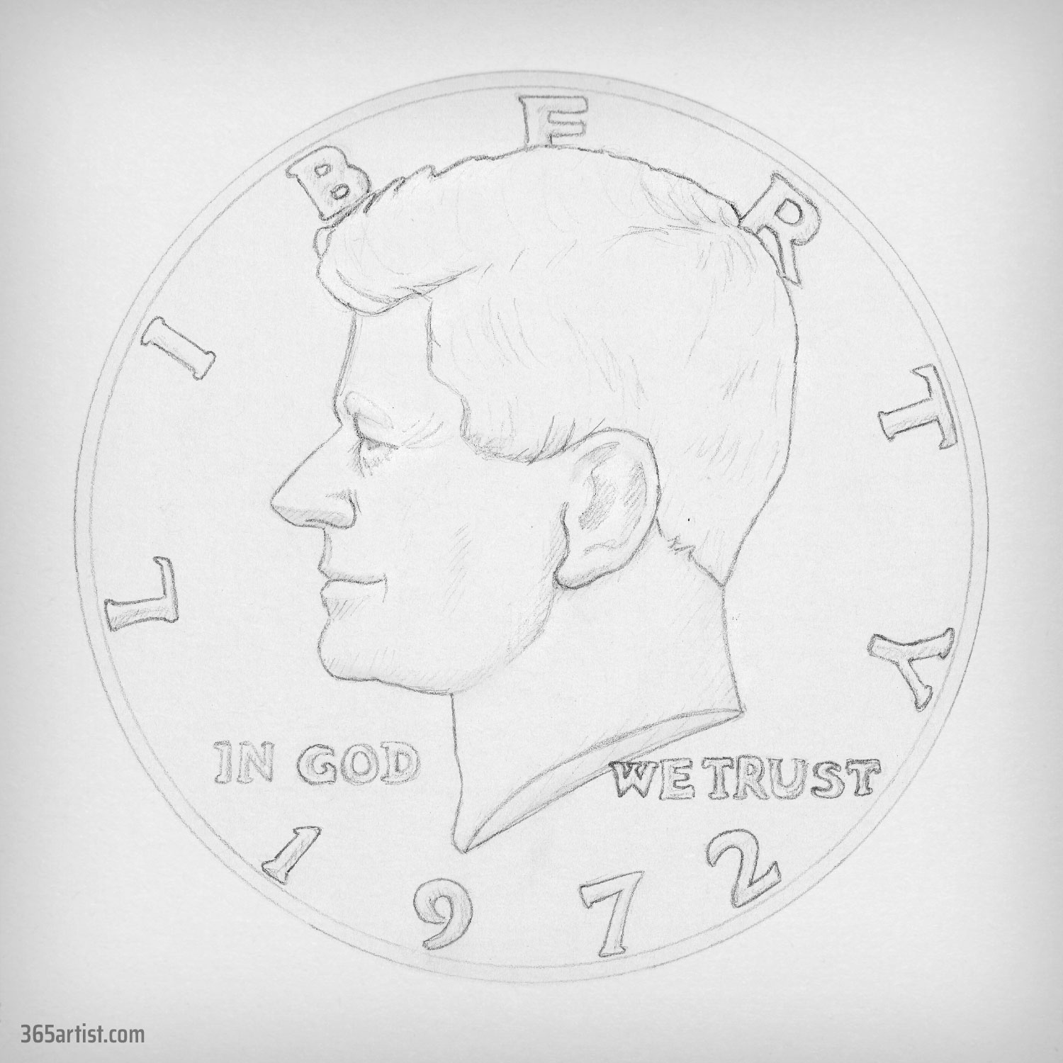 half dollar drawing