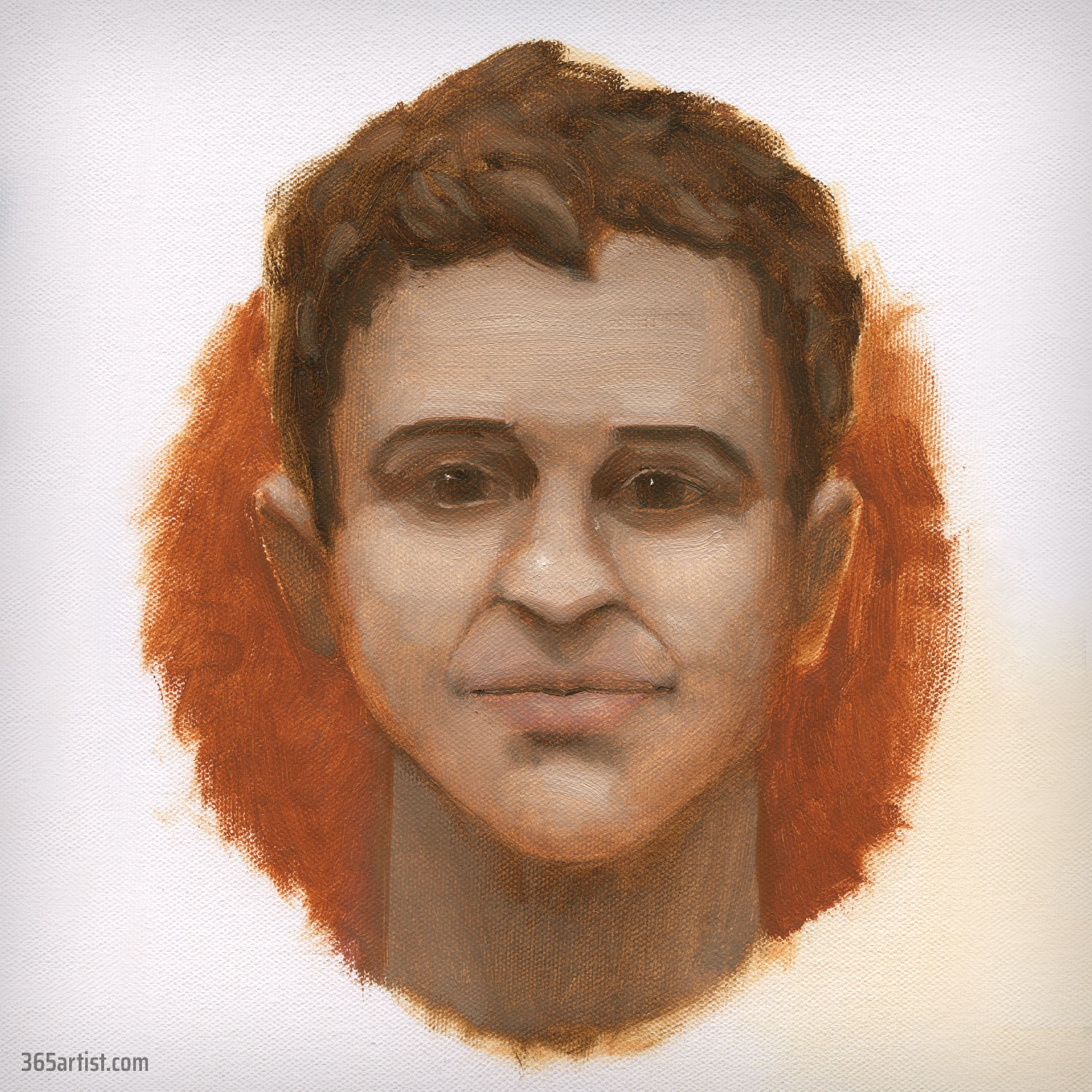 portrait painting practice