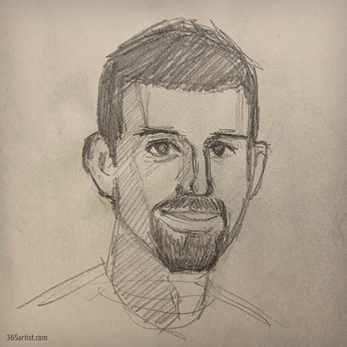 drawing of a teacher