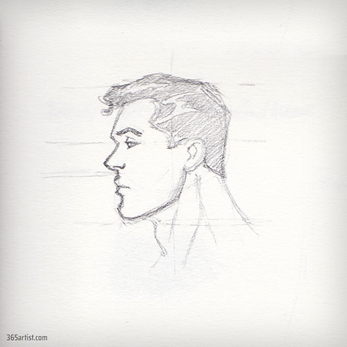 comic book drawing head construction