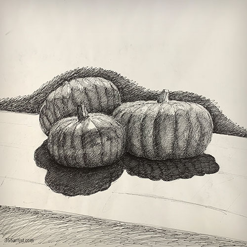 pumpkin drawing